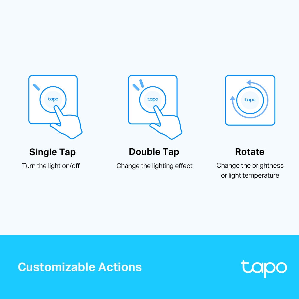 TP-Link Tapo S200D Smart Remote Dimmer Switch TP-Link Tapo S200D Smart Remote Dimmer Switch